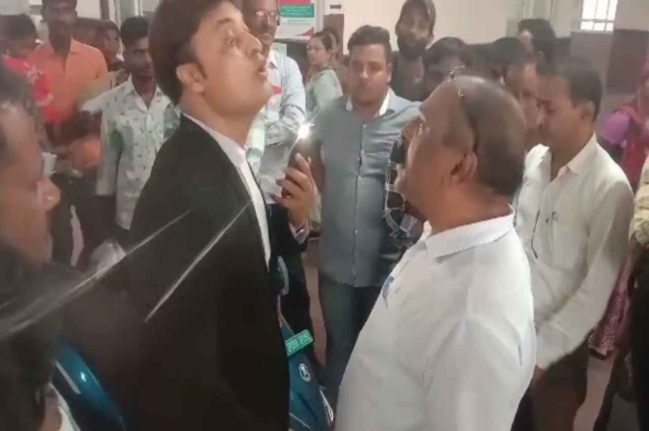 Kota, lawyer took scooty to first floor of hospital for sons treatment