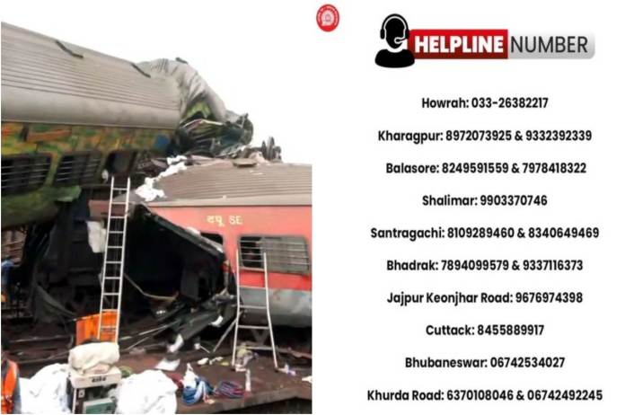 Odisha Train accident, Balasore Train Accident, Railway Ministry, helpline Numbers, Train Accident Hindi News