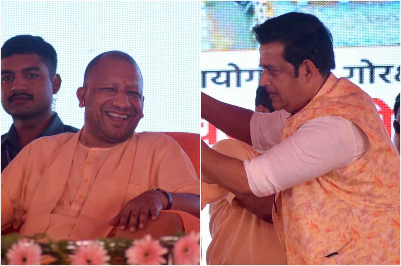 VIDEO: 'जईसन सोचले रहनी ओइसन धनिया मोर बाड़ी...', सांसद रवि किशन ने गाया गाना, ठहाके मारकर हंस पड़े CM योगी