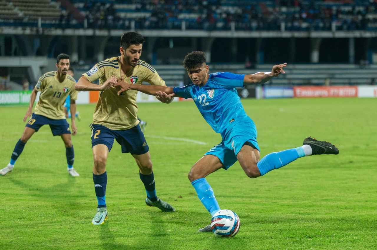 India vs Kuwait Football: अनवर अली के आत्मघाती गोल से ड्रॉ हुआ मुकाबला, सेमीफाइनल में पहुंची कुवैत