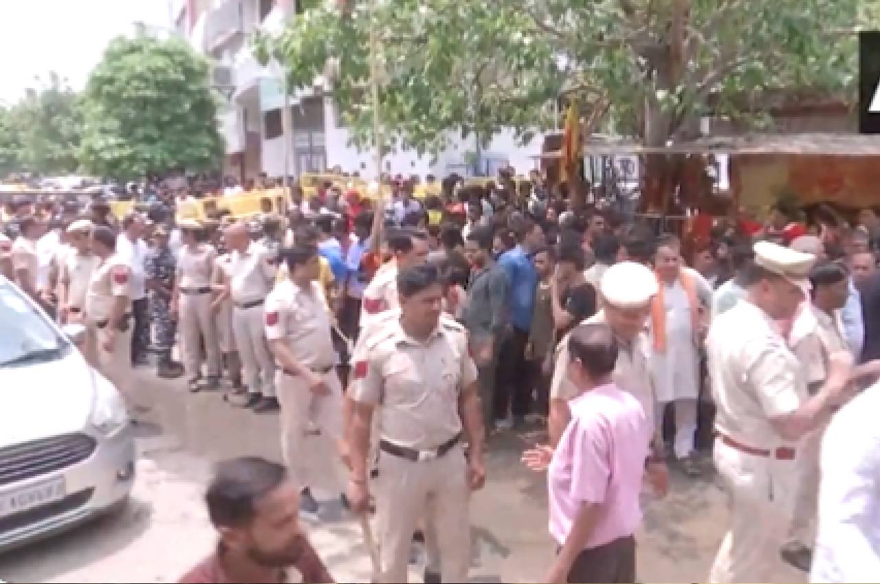 Shani Mandir demolition