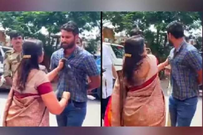 Maharashtra MLA slaps engineer, Engineer slapped in Maharashtra, Thane, Geeta Jain, Mira Bhayandar, latest news, trending news, Mumbai news