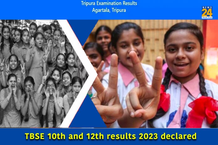 TBSE 10th and 12th results 2023 declared
