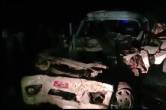 UP Banda Accident, UP news, overspeeding car hit truck, Banda news