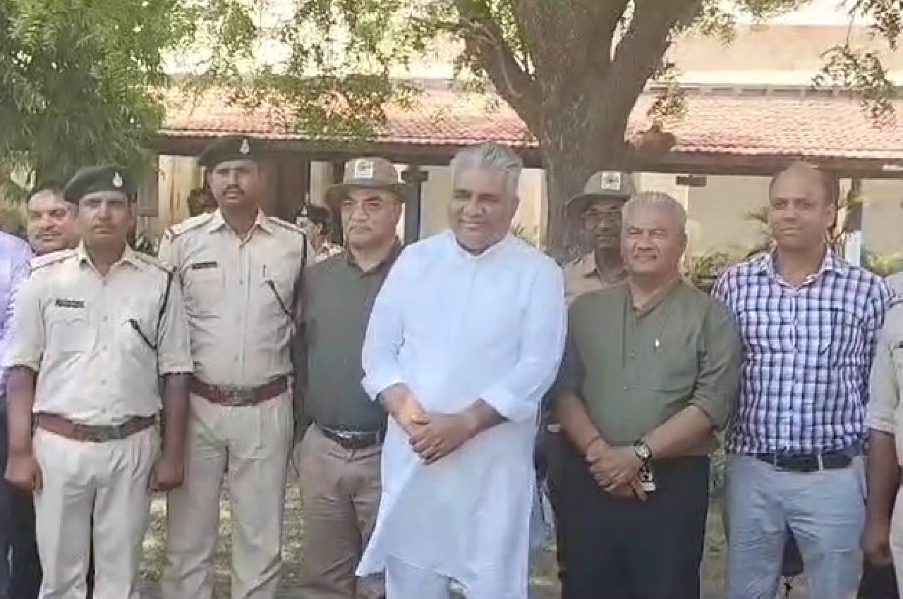 Union Minister Bhupendra Yadav visited Kuno National Park