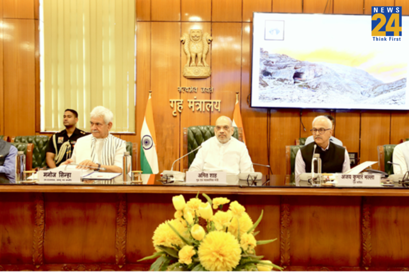 Amit Shah, Amarnath Yatra 2023, Jammu Kashmir, Manoj Sinha, AMARNATHJI SHRINE BOARD SASB