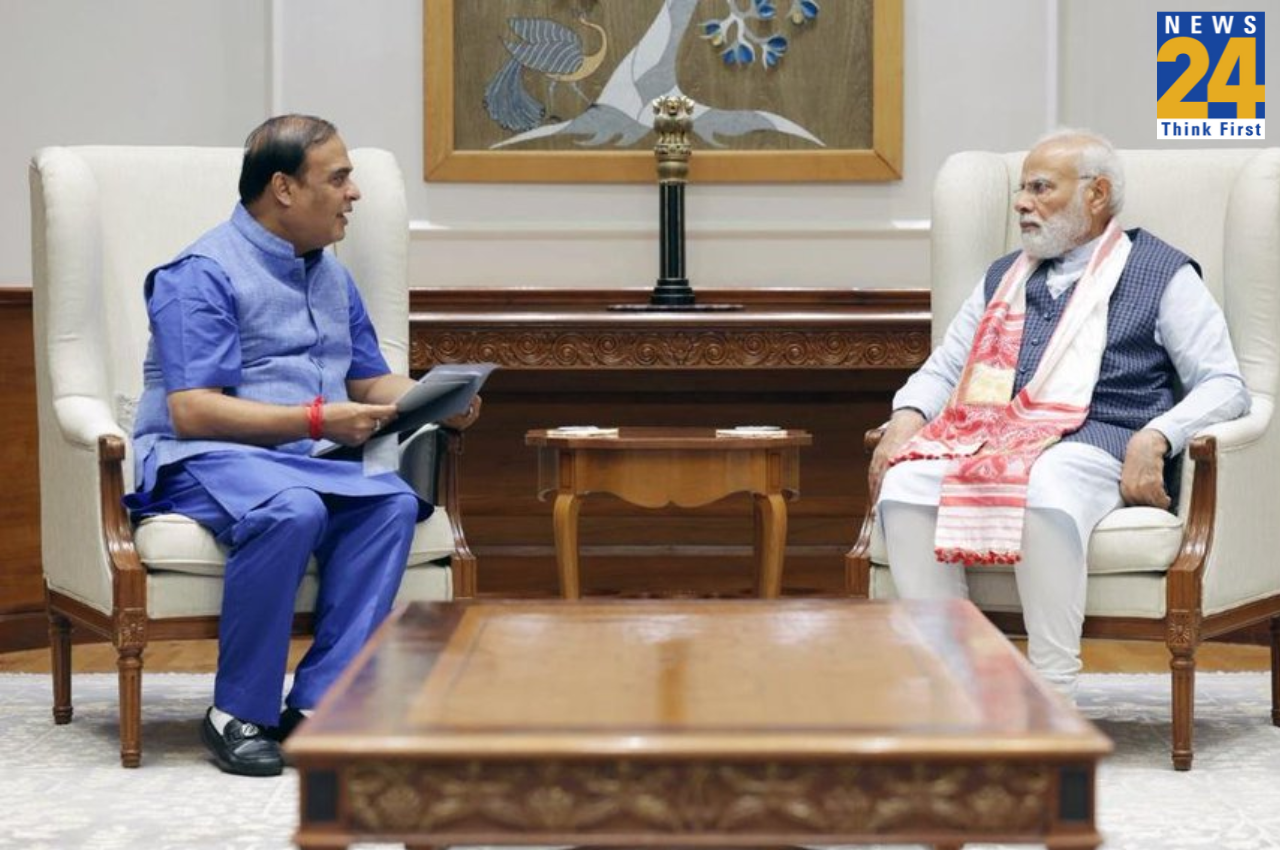 Assam CM Himanta Biswa Sarma Meet PM Narendra Modi