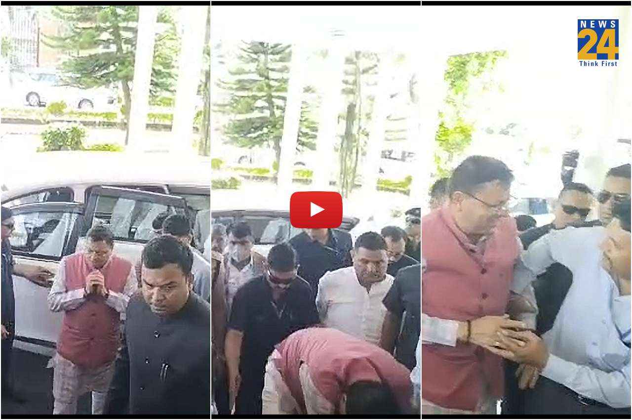 Uttarakhand News: हल्द्वानी पहुंचे CM धामी; सर्किट हाउस की सीढ़ियों पर गिरने से बचे, देखें Video