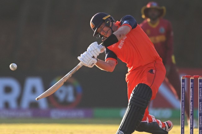 WI vs NED Logan van Beek