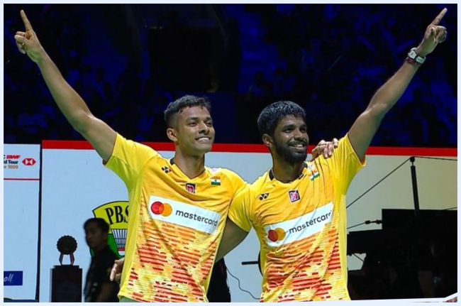 Chirag Shetty and Satwik Sairaj created history Chirag Shetty and Satwik Sairaj created history