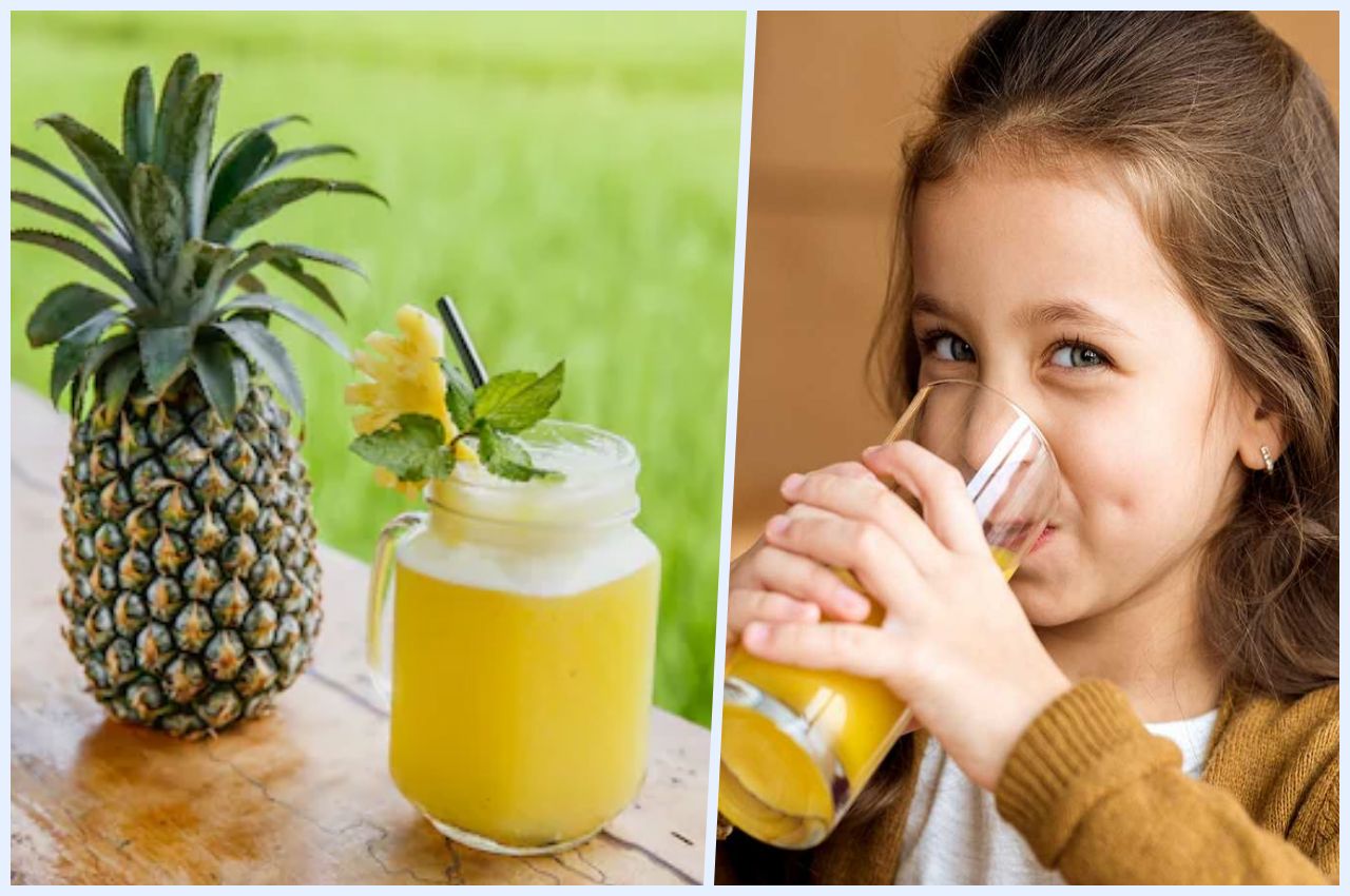 pineapple juice Benefits for Children