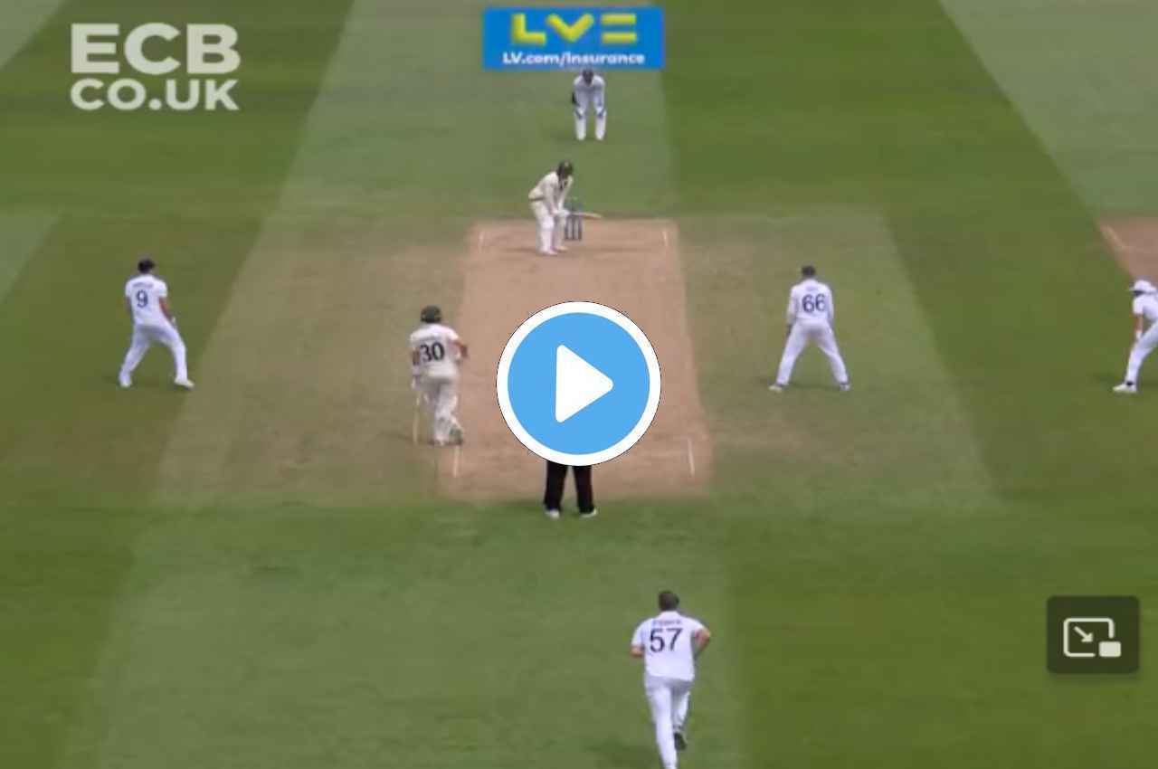 Ashes series 2023: बाप रे, गेंद है या बंदूक की गोली, उखाड़ डाला उस्मान ख्वाजा का स्टंप, देखें