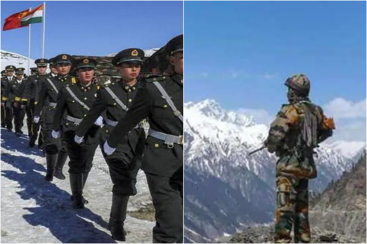 Tibetan troops On LAC, Chinese army, Indian Army, Ladakh And Arunachal