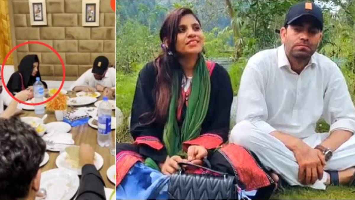 पारंपरिक इस्लामिक पहनावे में नजर आई यूपी की अंजू, देखें पाकिस्तानी प्रेमी नसरुल्लाह के साथ दावत का वीडियो