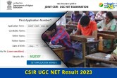 CSIR UGC NET Result 2023