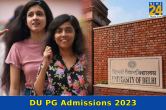 DU PG Admissions 2023