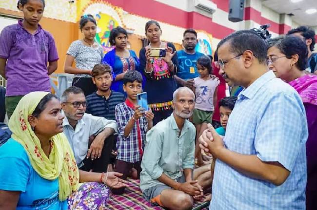 Delhi floods, Arvind Kejriwal, Yamuna flood, Yamuna water level, Delhi rain, Delhi flood camp, Delhi flood rescue