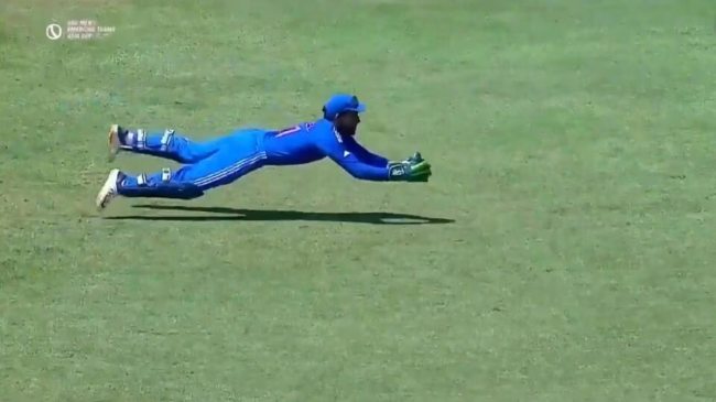 EMERGING ASIA CUP 2023 IND A vs UAE A Dhruv Jurel Catch