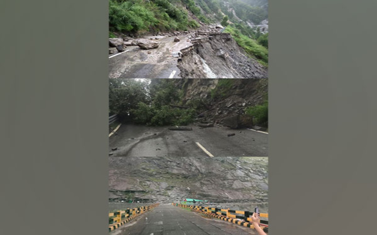 Himachal Rain, Himachal Rain 2023, Delhi to Shimla Destination, National Highway 5, landslides in Shimla