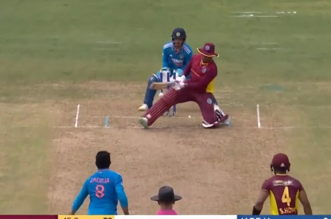 IND vs WI Ravindra Jadeja Shimron Hetmyer