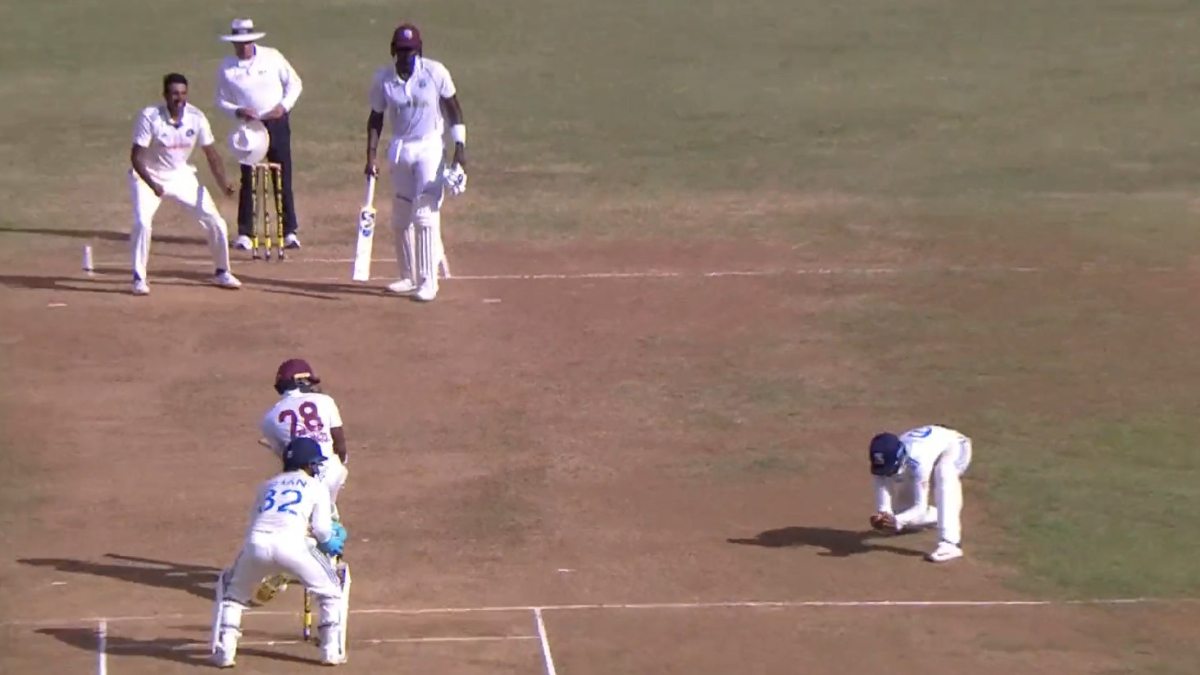 IND vs WI Yashasvi Jaiswal Catch