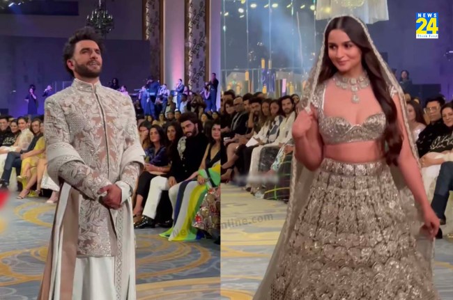 Alia Bhatt Ranveer Singh Ramp walk