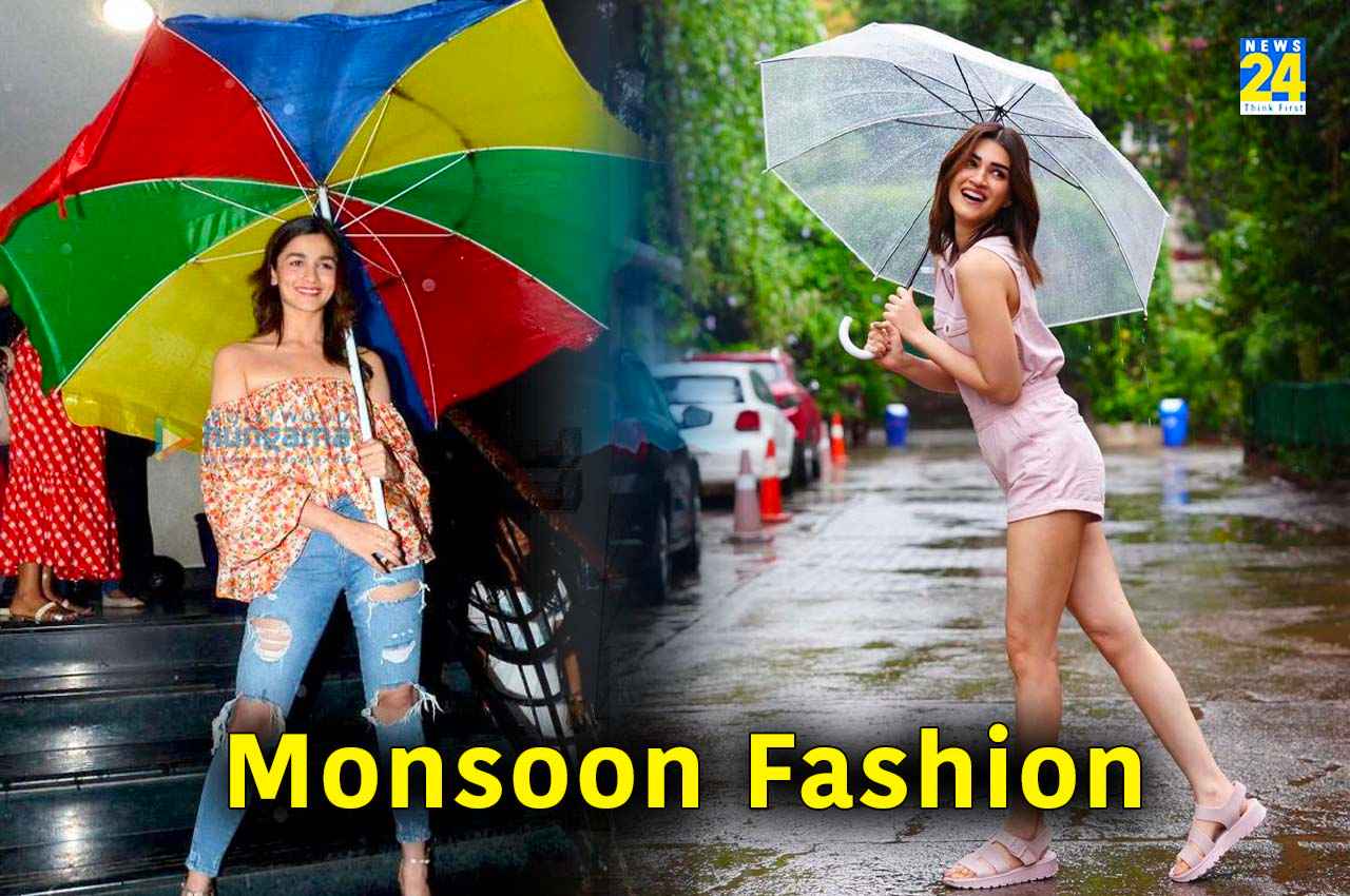 Monsoon Fashion: बॉलीवुड की इन हसीनाओं से लें फैशन टिप्स, मानसून में दिखेंगी स्टाइलिश