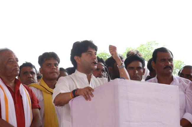 Jyotiraditya Scindia Jyotiraditya Scindia in Gwalior