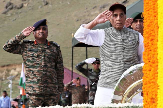 Rajnath Singh statement, Pakistan reacts on Rajnath statement, Rajnath LoC statement, India crossing LoC statement, Rajnath Singh in Drass, Rajnath Singh on pakistan, Kargil War Memorial