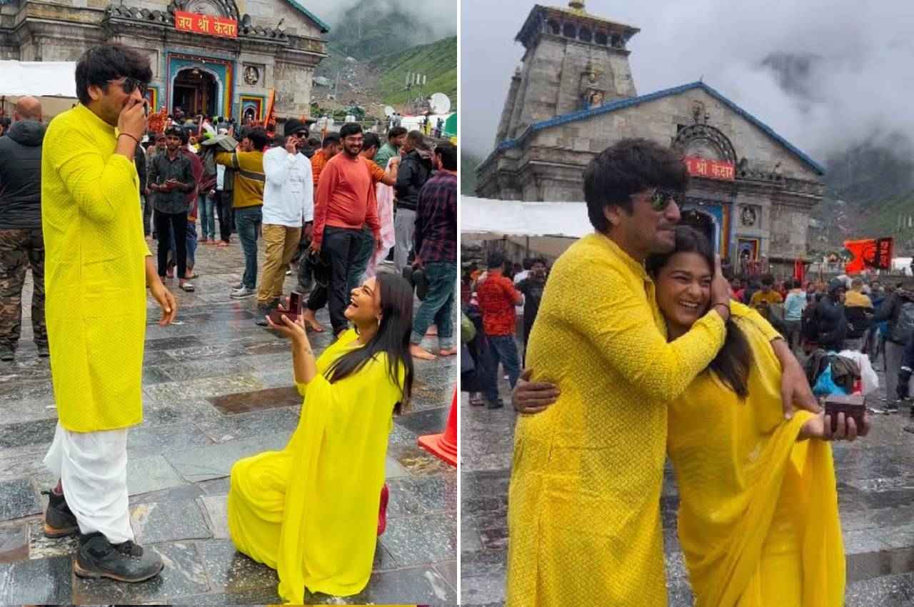 Badri-Kedarnath temple committee, Kedarnath temple, Kedarnath temple viral video, proposal video at Kedarnath, controversy over proposal video Badri-Kedarnath temple committee, Kedarnath temple, Kedarnath temple viral video, proposal video at Kedarnath, controversy over proposal video