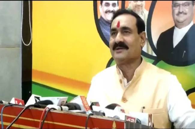 Narottam Mishra accused Congress