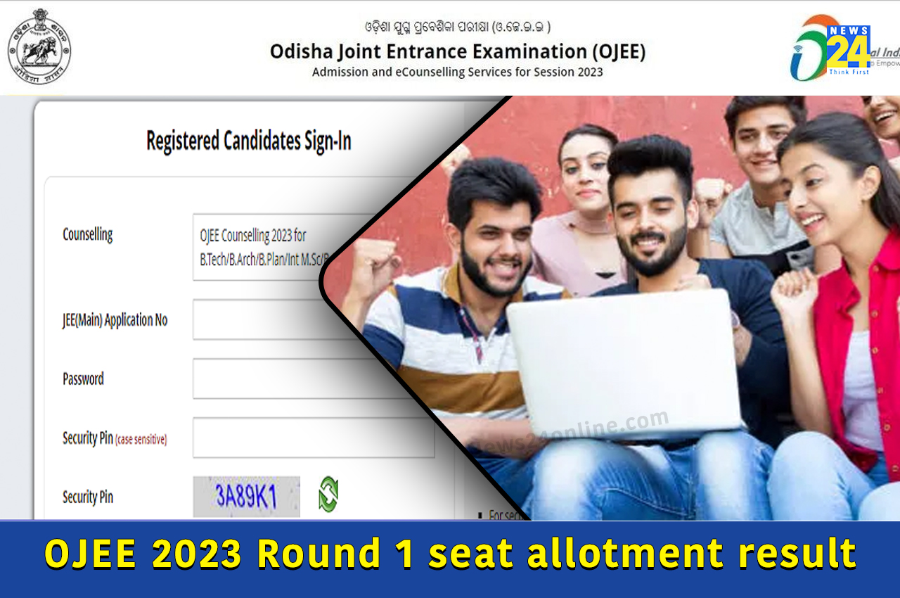 OJEE 2023 Round 1 seat allotment result