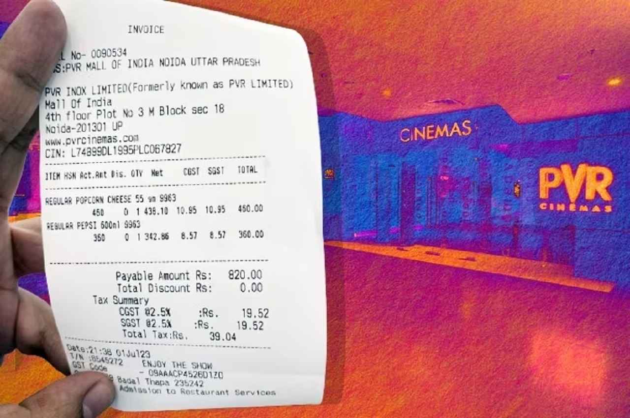 Noida PVR का पॉपकॉर्न का बिल वायरल, कीमत देख उड़े होश! लोग बोले- इतने में तो मिल जाएगा OTT प्लेटफॉर्म्स का सब्सक्रिप्शन