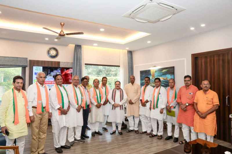 Rajasthan Election 2023, New Joined leader met JP Nadda In Delhi
