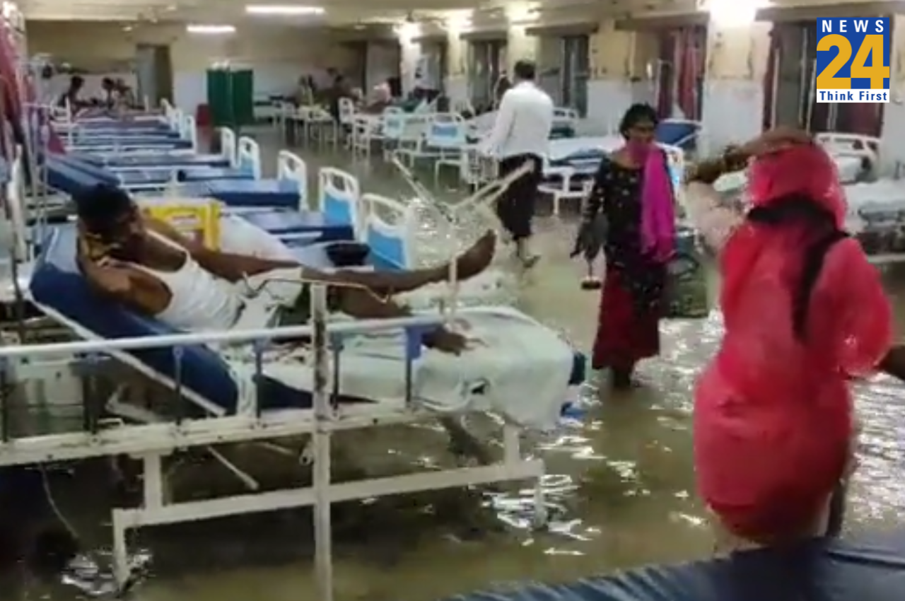 Rajasthan Rain, waterlogging in Rajasthan, SMS Hospital