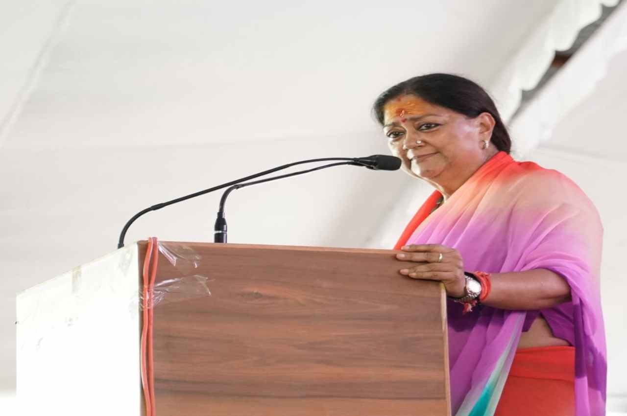 Rajasthan Politics, Vasundhra Raje slams Congress