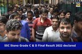 SSC Steno Grade C & D Final Result 2022