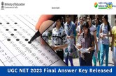 UGC NET 2023 final answer key