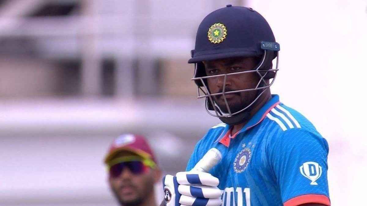 WI vs IND: घूमती हुई गेंद नहीं झेल पाए संजू सैमसन, Yannic Cariah ने ऐसे किया शिकार, देखें