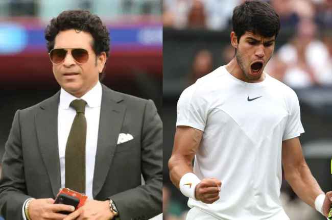 Wimbledon 2023 Sachin Tendulkar Carlos Alcaraz