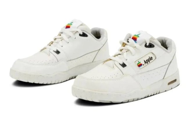 apple sneakers auction 2 Apple sneakers, apple iphone