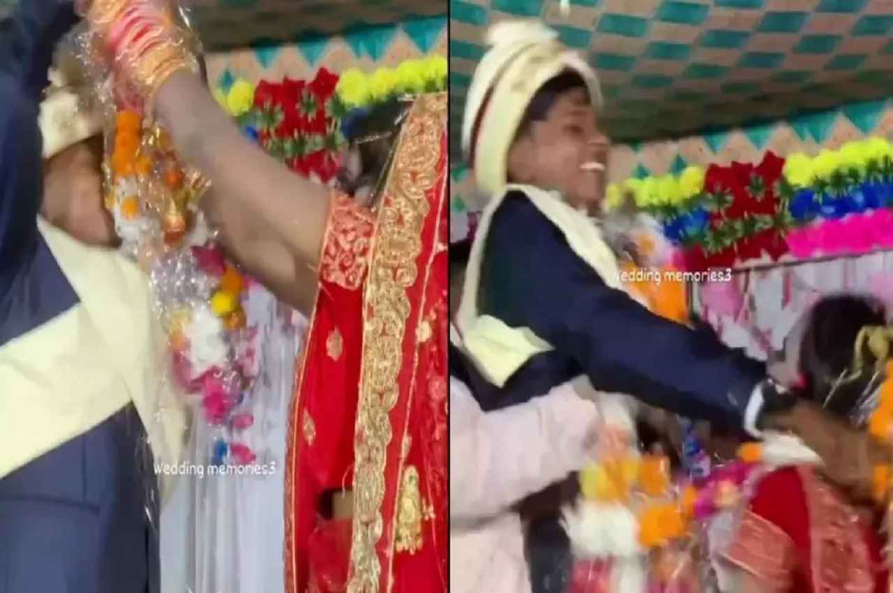 Viral Video: वरमाला पहनाते समय 'पहले मैं-पहले मैं' में बहुत बढ़ गई बात, फिर हुआ ये हाल