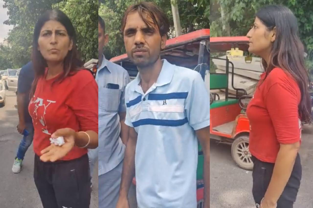 gurugram news, gurugram viral video, woman refuses to pay, Ola app, Medanta Hospital, gurugram woman viral video, argument over cab fare