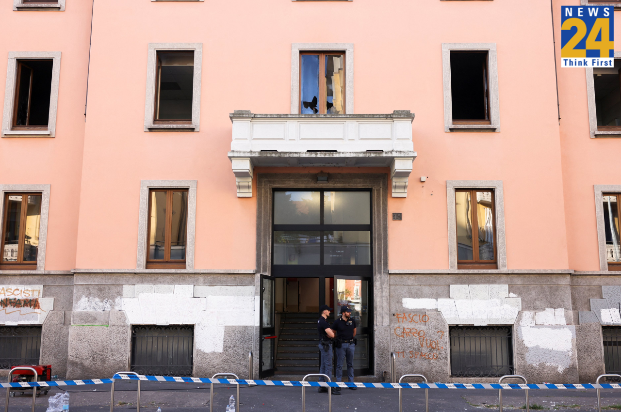 Italy, Itali Fire Incident, Milan retirement house