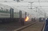 vande bharat train fire