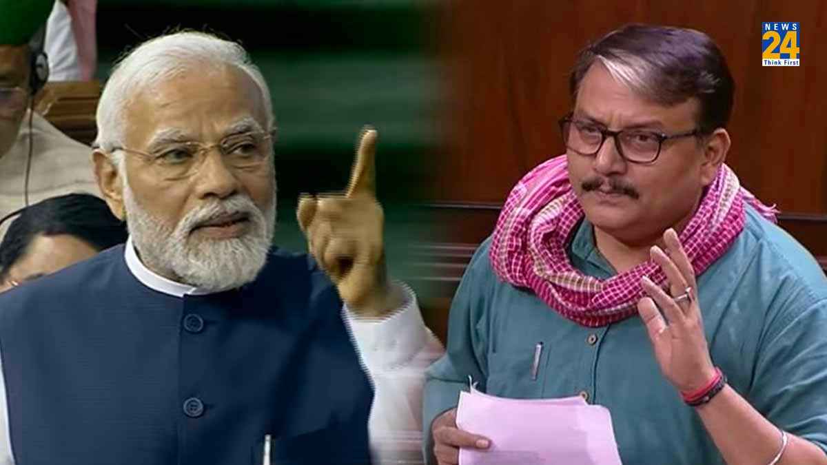 पीएम की 2 घंटे 13 मिनट की स्पीच को मनोज झा ने बताया फूहड़ बातें, सिर्फ चुटकुले सुनाते रहे