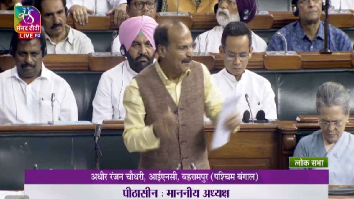 Adhir Ranjan, Congress, Manipur violence, Lok Sabha session Adhir Ranjan, Congress, Manipur violence, Lok Sabha session