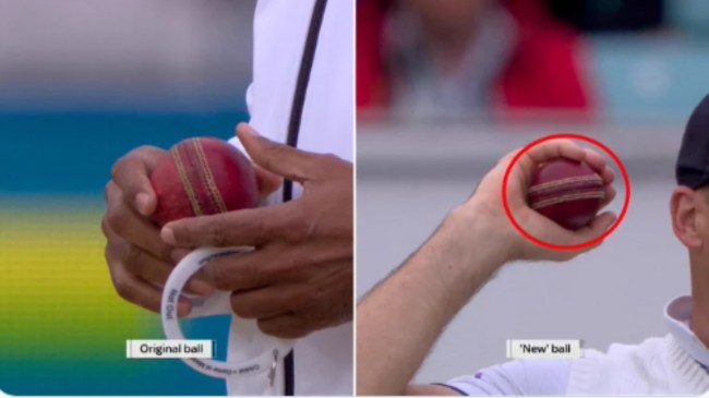 Ashes ball-change controversy Ashes ball-change controversy