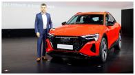 Audi Q8 e-tron launch ev car