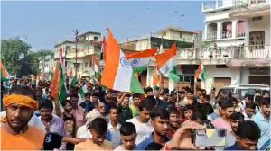 BSF Jawan Martyr Sanjay Dubey funeral procession